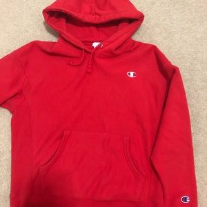 Champion Red Hoodie